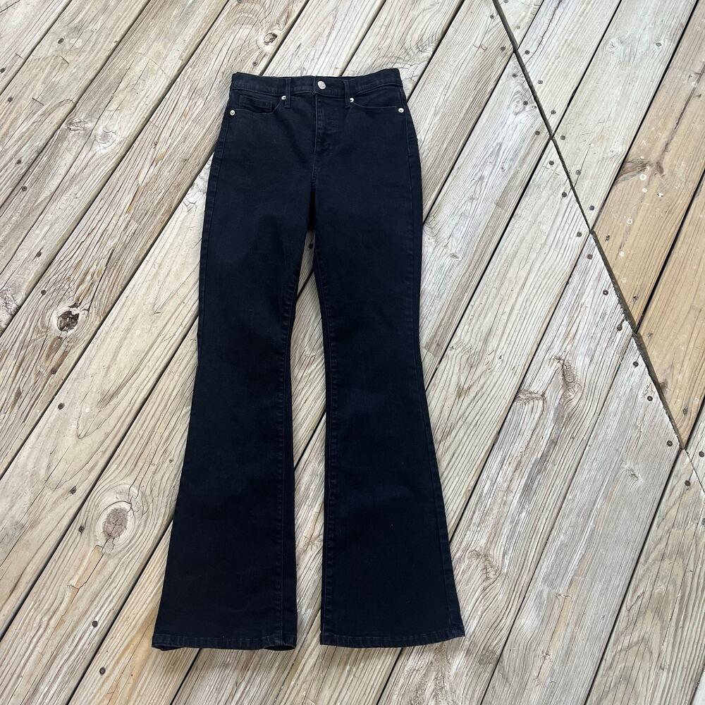 Banana Republic Factory Women's Black Slim Flare Jeans Size 25/0